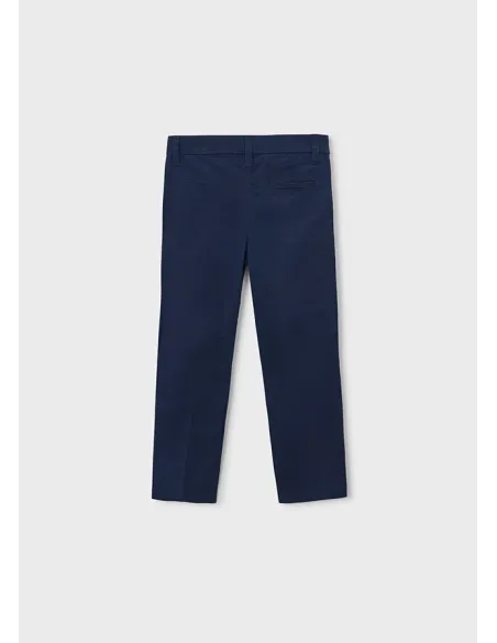 Pantalon chino sarga basico - Marino    