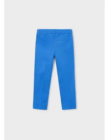 Pantalon chino sarga basico - Azul      