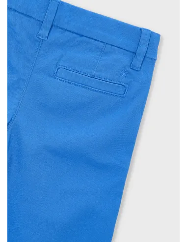 Pantalon chino sarga basico - Azul      
