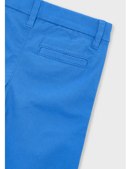 Pantalon chino sarga basico - Azul      