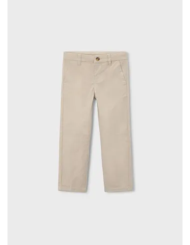Pantalon chino sarga basico - Anacardo  