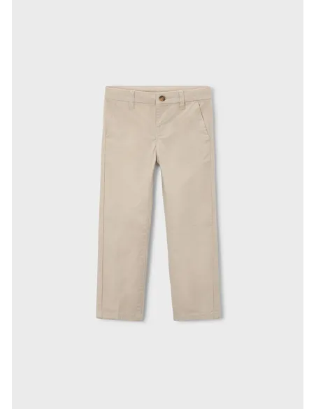 Pantalon chino sarga basico - Anacardo  