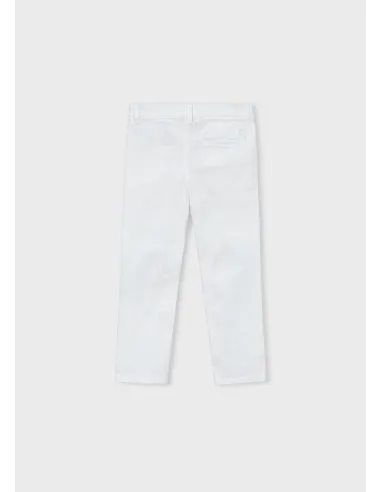 Pantalon chino sarga basico - Nata      
