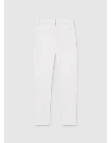 Pantalon chino basico - Nata      