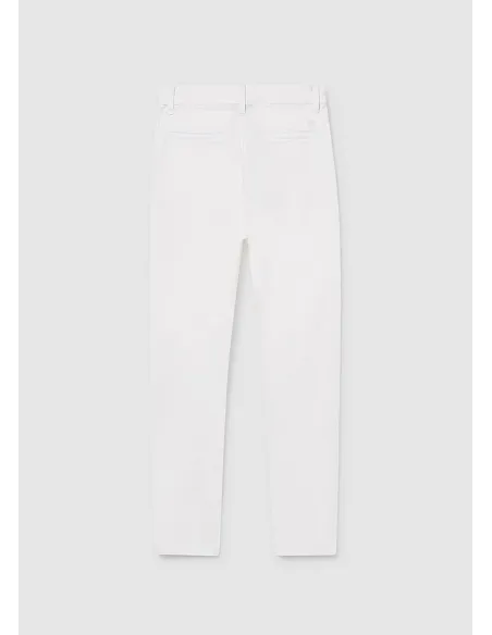 Pantalon chino basico - Nata      