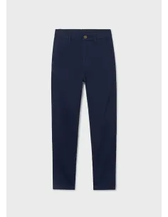 Pantalon chino basico - Marino    