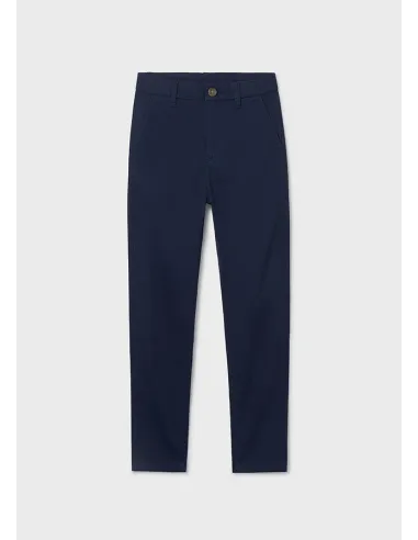 Pantalon chino basico - Marino    