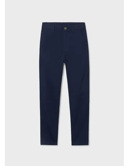 Pantalon chino basico - Marino    