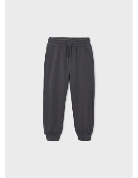 Pantalon felpa basico puños - Carbon    