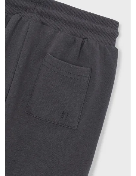 Pantalon felpa basico puños - Carbon    