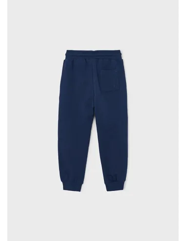 Pantalon felpa basico puños - Marino    
