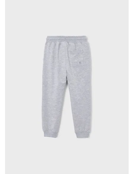 Pantalon felpa basico puños - Gris vig  