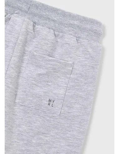 Pantalon felpa basico puños - Gris vig  