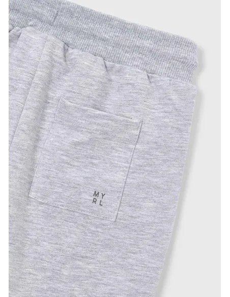 Pantalon felpa basico puños - Gris vig  