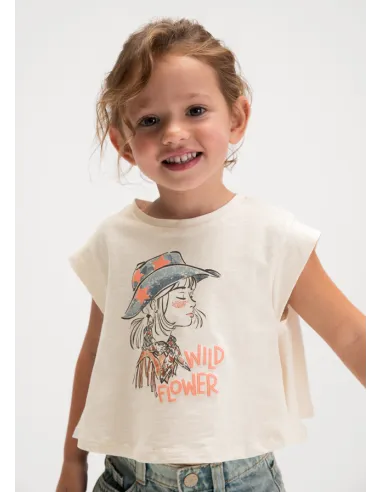 Camiseta m/c - Hueso     