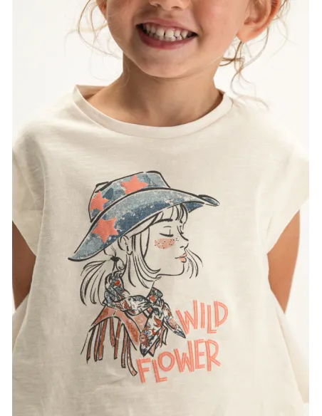 Camiseta m/c - Hueso     