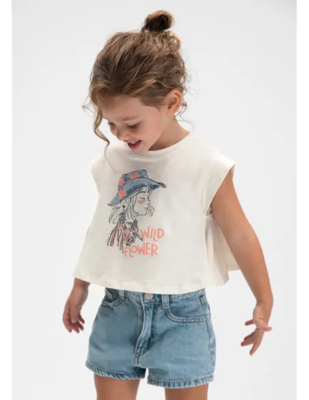 Camiseta m/c - Hueso     