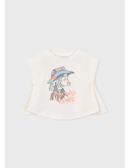 Camiseta m/c - Hueso     