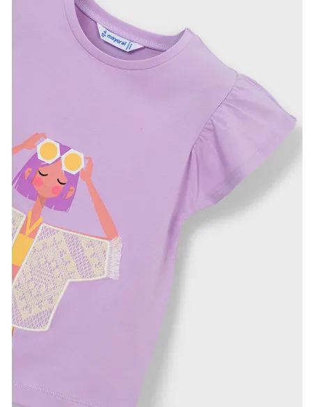 Camiseta m/c - Lilac     
