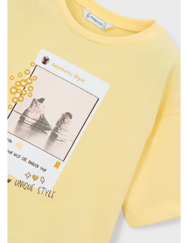 Camiseta m/c - Vainilla  