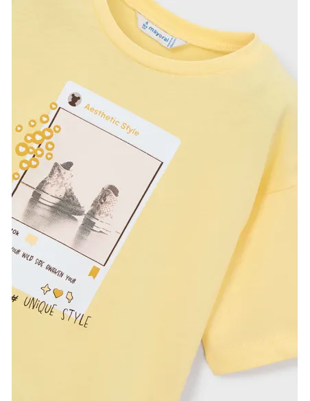 Camiseta m/c - Vainilla  