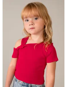 Camiseta m/c asimetrica - Persimon  