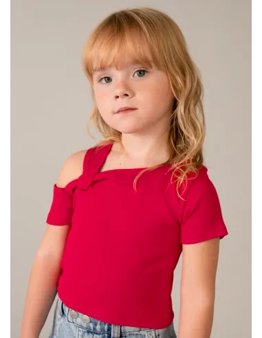 Camiseta m/c asimetrica - Persimon  