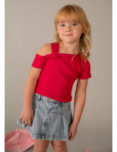 Camiseta m/c asimetrica - Persimon  