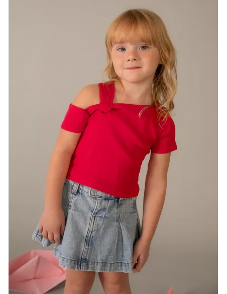 Camiseta m/c asimetrica - Persimon  