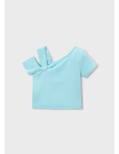 Camiseta m/c asimetrica - Oceano    