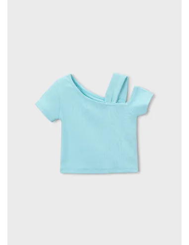 Camiseta m/c asimetrica - Oceano    