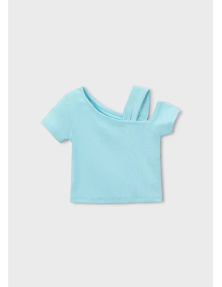 Camiseta m/c asimetrica - Oceano    