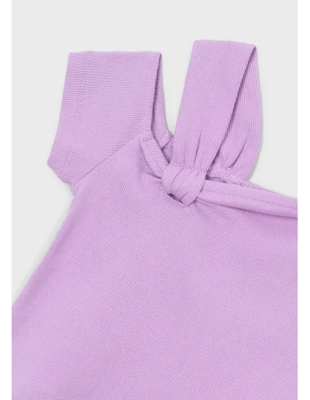 Camiseta m/c asimetrica - Lilac     