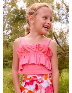 Top volante - Geranio   