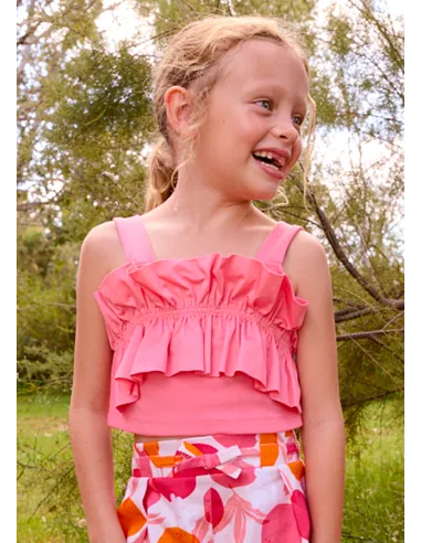 Top volante - Geranio   