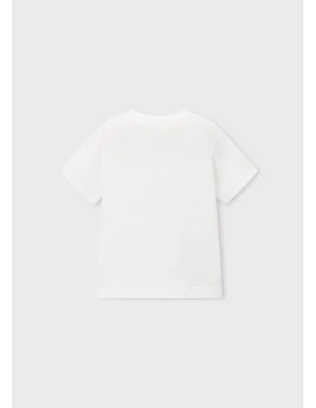 Camiseta m/c embossed - Blanco    