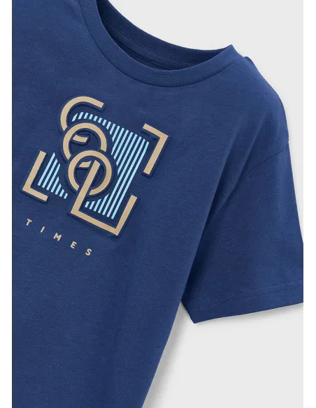 Camiseta m/c embossed - Oceano    