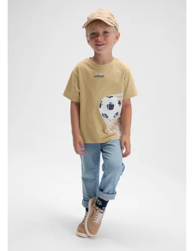 Camiseta m/c "legendary" - Nuez      