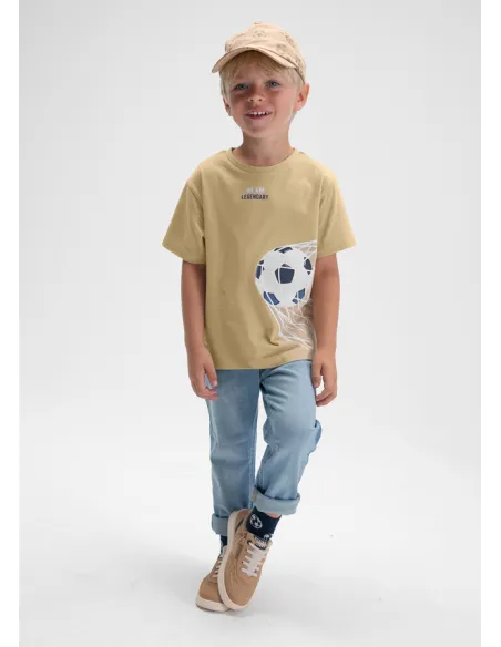 Camiseta m/c "legendary" - Nuez      
