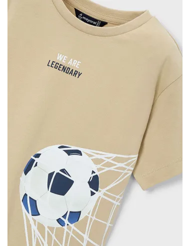 Camiseta m/c "legendary" - Nuez      