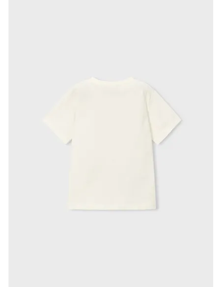 Camiseta m/c "league" - Nata      