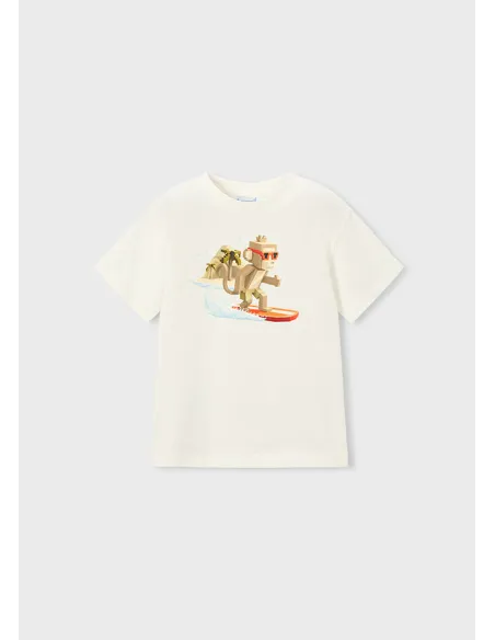 Camiseta m/c mono -surf - Nata      