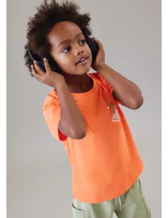 Camiseta m/c mix and match - Naranja   