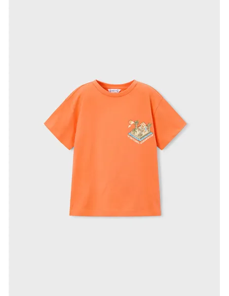 Camiseta m/c mix and match - Naranja   