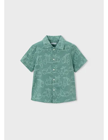 Camisa m/c estampada - Alga      