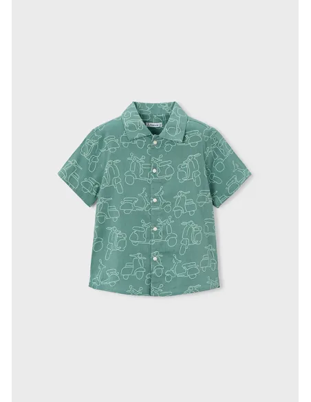 Camisa m/c estampada - Alga      