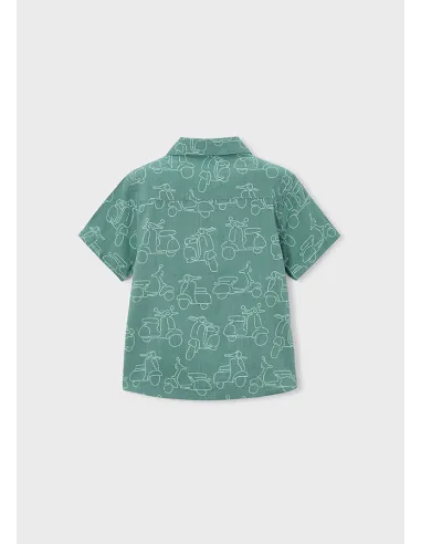 Camisa m/c estampada - Alga      