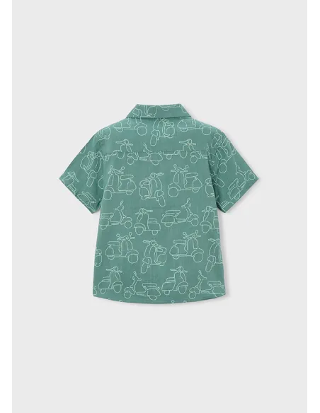 Camisa m/c estampada - Alga      