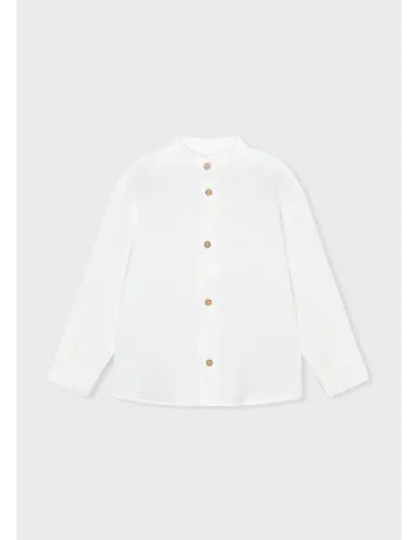 Camisa m/l bambula - Nata      