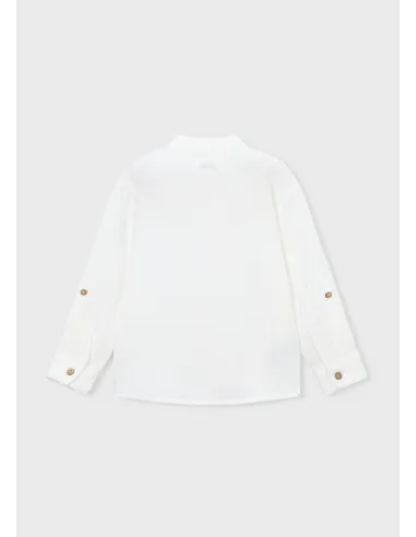 Camisa m/l bambula - Nata      